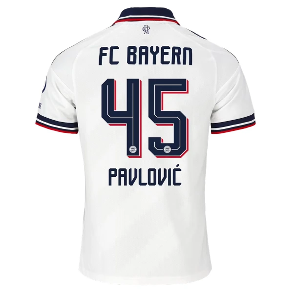 FC Bayern München Pavlovic 45 Fotbollströja Borta 2026/27