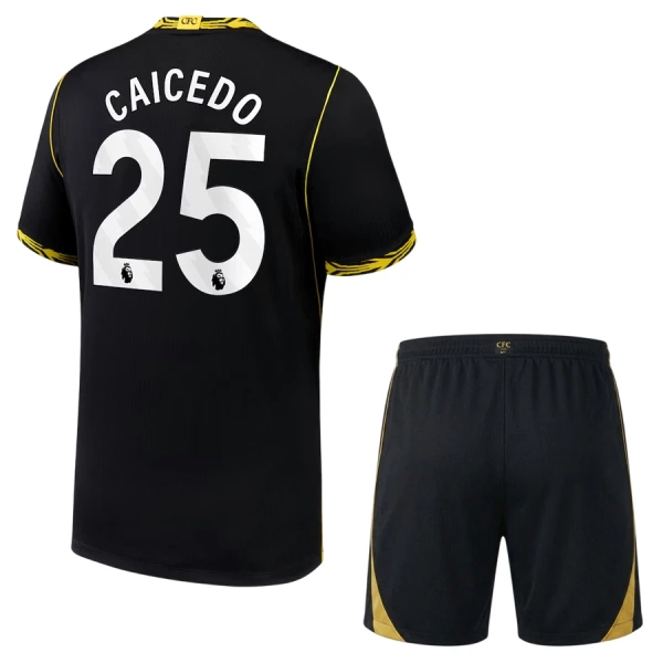 Chelsea Caicedo 25 Fotbollströja Barn Borta 2026/27
