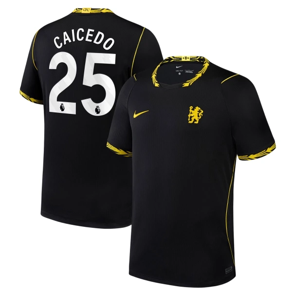 Chelsea Caicedo 25 Fotbollströja Borta 2026/27 Chelsea Caicedo 25 Fotbollströja Borta 2026/27