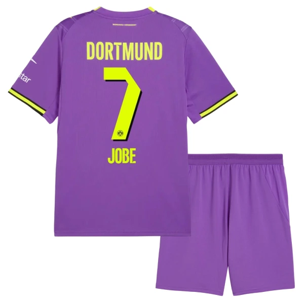 Borussia Dortmund Jobe 7 Fotbollströja Barn Tredje 2026/27 Borussia Dortmund Jobe 7 Fotbollströja Barn Tredje 2026/27