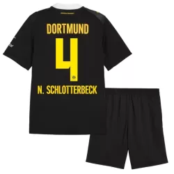 Borussia Dortmund N. Schlotterbeck 4 Fotbollströja Barn Borta 2026/27 Borussia Dortmund N. Schlotterbeck 4 Fotbollströja Barn Borta 2026/27