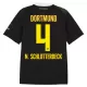 Borussia Dortmund N. Schlotterbeck 4 Fotbollströja Borta 2026/27 Borussia Dortmund N. Schlotterbeck 4 Fotbollströja Borta 2026/27