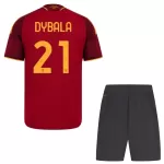 AS Roma Dybala 21 Fotbollströja Barn Hemma 2026/27