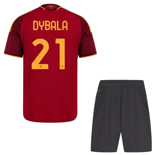 AS Roma Dybala 21 Fotbollströja Barn Hemma 2026/27 AS Roma Dybala 21 Fotbollströja Barn Hemma 2026/27