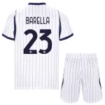 Inter Milan Barella 23 Fotbollströja Barn Borta 2026/27