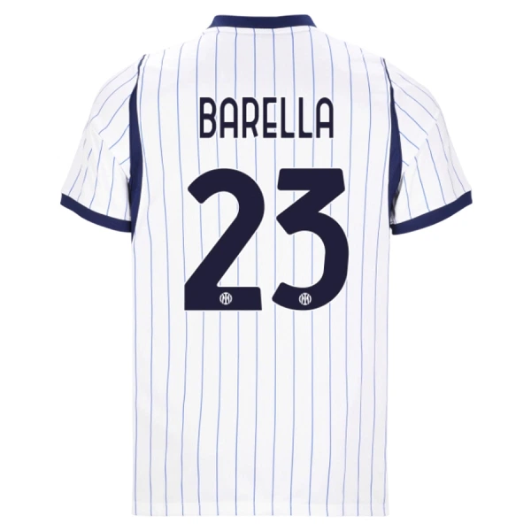 Inter Milan Barella 23 Fotbollströja Borta 2026/27 Inter Milan Barella 23 Fotbollströja Borta 2026/27