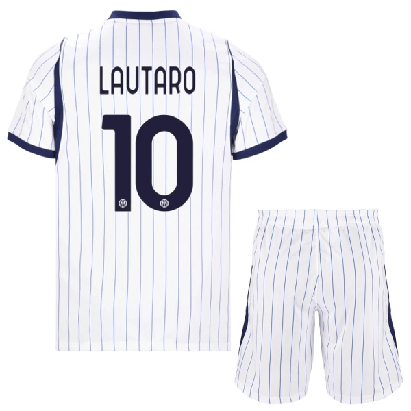 Inter Milan Lautaro 10 Fotbollströja Barn Borta 2026/27 Inter Milan Lautaro 10 Fotbollströja Barn Borta 2026/27