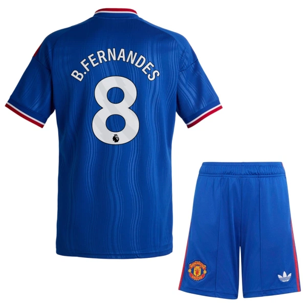 Manchester United Bruno Fernandes 8 Fotbollströja Barn Borta 2026/27