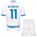 Napoli De Bruyne 11 Fotbollströja Barn Borta 2026/27