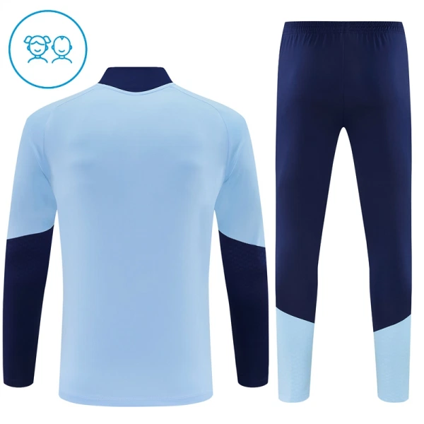 Ajax Amsterdam Träningströjasats Quarter-Zip Barn 2026/27 Blå