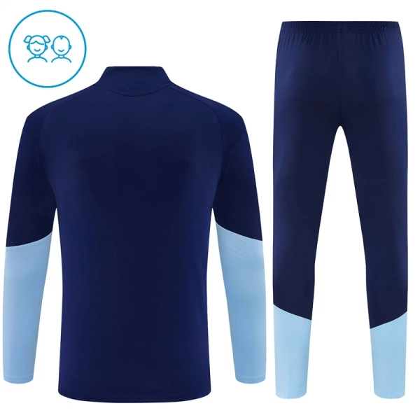Ajax Amsterdam Träningströjasats Quarter-Zip Barn 2026/27 Blå