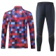 Barcelona Träningströjasats Quarter-Zip 2026/27 Röd