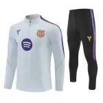 Barcelona Träningströjasats Quarter-Zip 2026/27 Vit