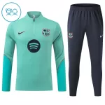 Barcelona Träningströjasats Quarter-Zip Barn 2026/27 Grön
