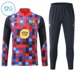 Barcelona Träningströjasats Quarter-Zip Barn 2026/27 Röd