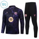 Barcelona Träningströjasats Quarter-Zip Barn 2026/27 Svart