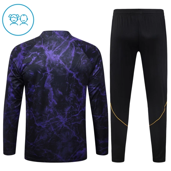 Barcelona Träningströjasats Quarter-Zip Barn 2026/27 Svart