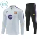 Barcelona Träningströjasats Quarter-Zip Barn 2026/27 Vit