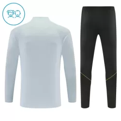 Barcelona Träningströjasats Quarter-Zip Barn 2026/27 Vit