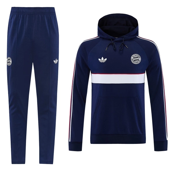 Bayern München Hoodie Träningströjasats 2026/27 Navy Bayern München Hoodie Träningströjasats 2026/27 Navy
