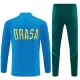 Brasilien Träningströjasats Quarter-Zip 2026/27 Blå