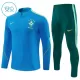 Brasilien Träningströjasats Quarter-Zip Barn 2026/27 Blå