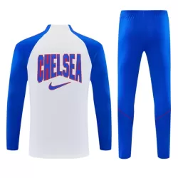 Chelsea Träningströjasats Quarter-Zip 2026/27 Vit