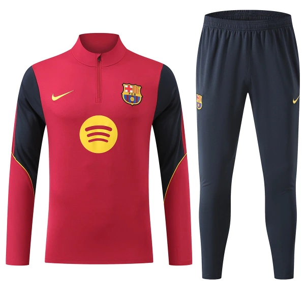 FC Barcelona Träningströjasats Quarter-Zip 2026/27 Röd FC Barcelona Träningströjasats Quarter-Zip 2026/27 Röd