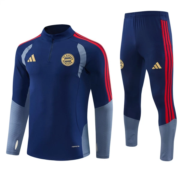 FC Bayern München Träningströjasats Quarter-Zip 2026/27 Blå FC Bayern München Träningströjasats Quarter-Zip 2026/27 Blå