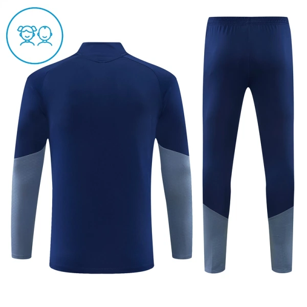 FC Bayern München Träningströjasats Quarter-Zip Barn 2026/27 Blå