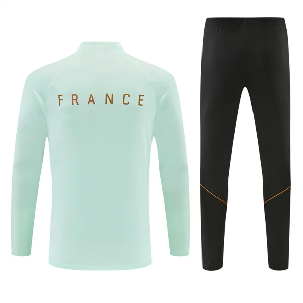 Frankrike Träningströjasats Quarter-Zip 2026/27 Vit