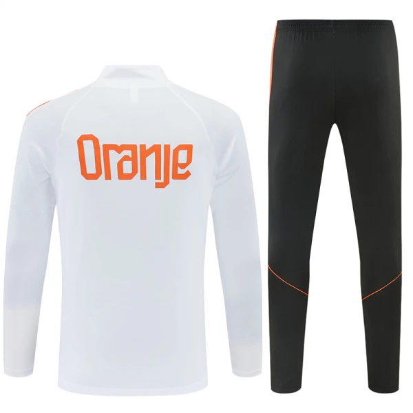 Holland Träningströjasats Quarter-Zip 2026/27 Vit