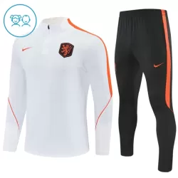 Holland Träningströjasats Quarter-Zip Barn 2026/27 Vit