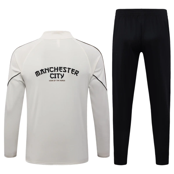 Manchester City Träningströjasats Quarter-Zip 2026/27 Grå