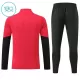 Manchester United Träningströjasats Quarter-Zip Barn 2026/27 Röd