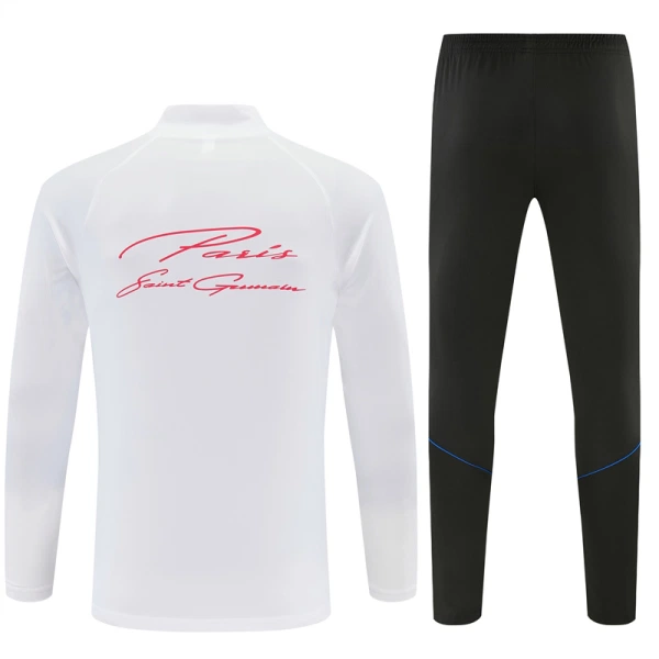 Paris Saint-Germain Träningströjasats Quarter-Zip 2026/27 Vit