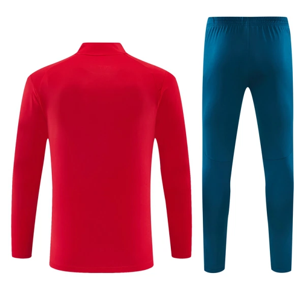 Portugal Träningströjasats Quarter-Zip 2026/27 Röd