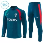 Portugal Träningströjasats Quarter-Zip Barn 2026/27 Blå