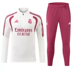 Real Madrid Träningströjasats Quarter-Zip 2026/27 Vit Real Madrid Träningströjasats Quarter-Zip 2026/27 Vit