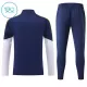 Real Madrid Träningströjasats Quarter-Zip Barn 2026/27 Blå