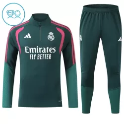 Real Madrid Träningströjasats Quarter-Zip Barn 2026/27 Grön Real Madrid Träningströjasats Quarter-Zip Barn 2026/27 Grön