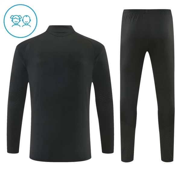 Real Madrid Träningströjasats Quarter-Zip Barn 2026/27 Svart