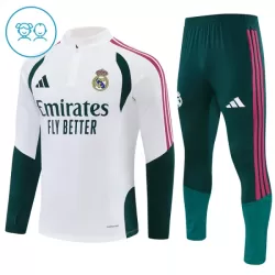 Real Madrid Träningströjasats Quarter-Zip Barn 2026/27 Vit