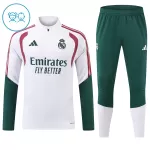 Real Madrid Träningströjasats Quarter-Zip Barn 2026/27 Vit