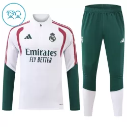 Real Madrid Träningströjasats Quarter-Zip Barn 2026/27 Vit Real Madrid Träningströjasats Quarter-Zip Barn 2026/27 Vit