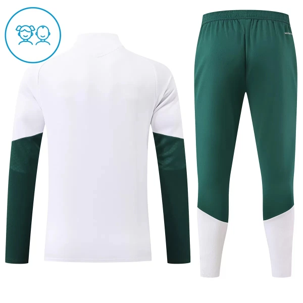 Real Madrid Träningströjasats Quarter-Zip Barn 2026/27 Vit