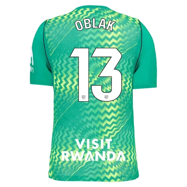 Atlético Madrid Oblak 13 Målvakt Fotbollströja 2026/27 Grön
