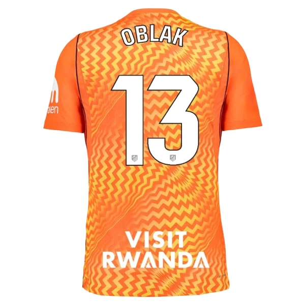 Atlético Madrid Oblak 13 Målvakt Fotbollströja 2026/27 Orange Atlético Madrid Oblak 13 Målvakt Fotbollströja 2026/27 Orange