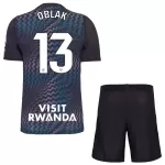 Atlético Madrid Oblak 13 Målvakt Fotbollströja Barn 2026/27 Svart