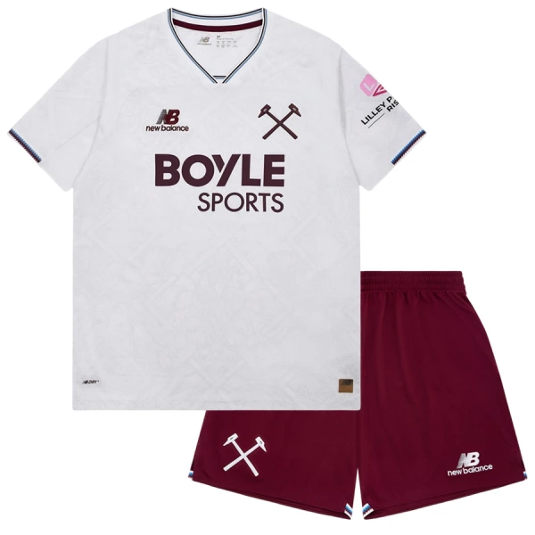 West Ham United Fotbollströja Barn Borta 2026/27 West Ham United Fotbollströja Barn Borta 2026/27